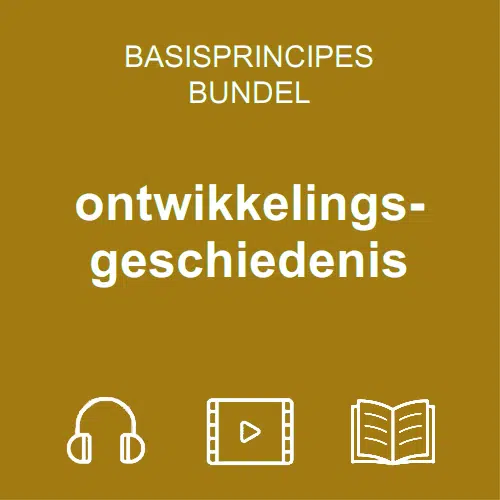 ontwikkelingsgeschiedenis bundel