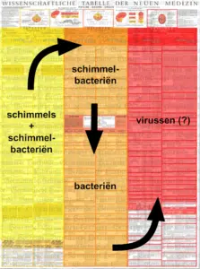 Germanische Heilkunde tiagnosetabel microben